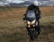 Rider Lost Espandrillos auf Karims alter V-Strom 1000
