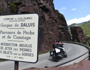 Caponord im Gorge de Daluis, Aprilia 2014