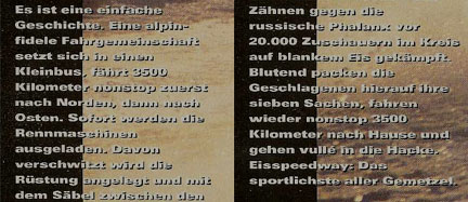 Leseprobe01, (c) 2001 Der Reitwagen