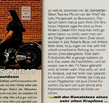 Leseprobe02, (c) 2003 Der Reitwagen