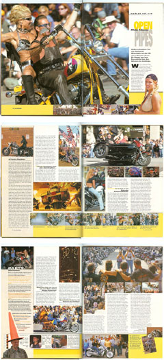 Midiscan Reitwagenartikel "Harley ist 100"
