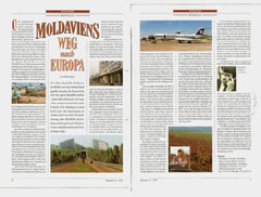 Midiscan "business flight"-Artikel Moldavien