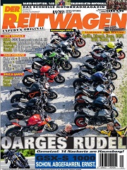 Das Reitwagen Cover der Sommerdoppelnummer 2021