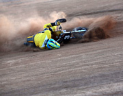 Lost-Sturz beim Flattrack, Gwendal Frenchman 2016