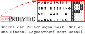 Beispiel aus der Entwurfsphase am Weg zum Prolytiklogo